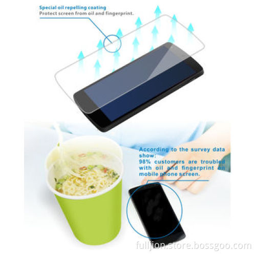 free sample for OTSGALGNE5-3F-P0.2mm 2.5D curved edge round angle tempered-glass screen protector fo